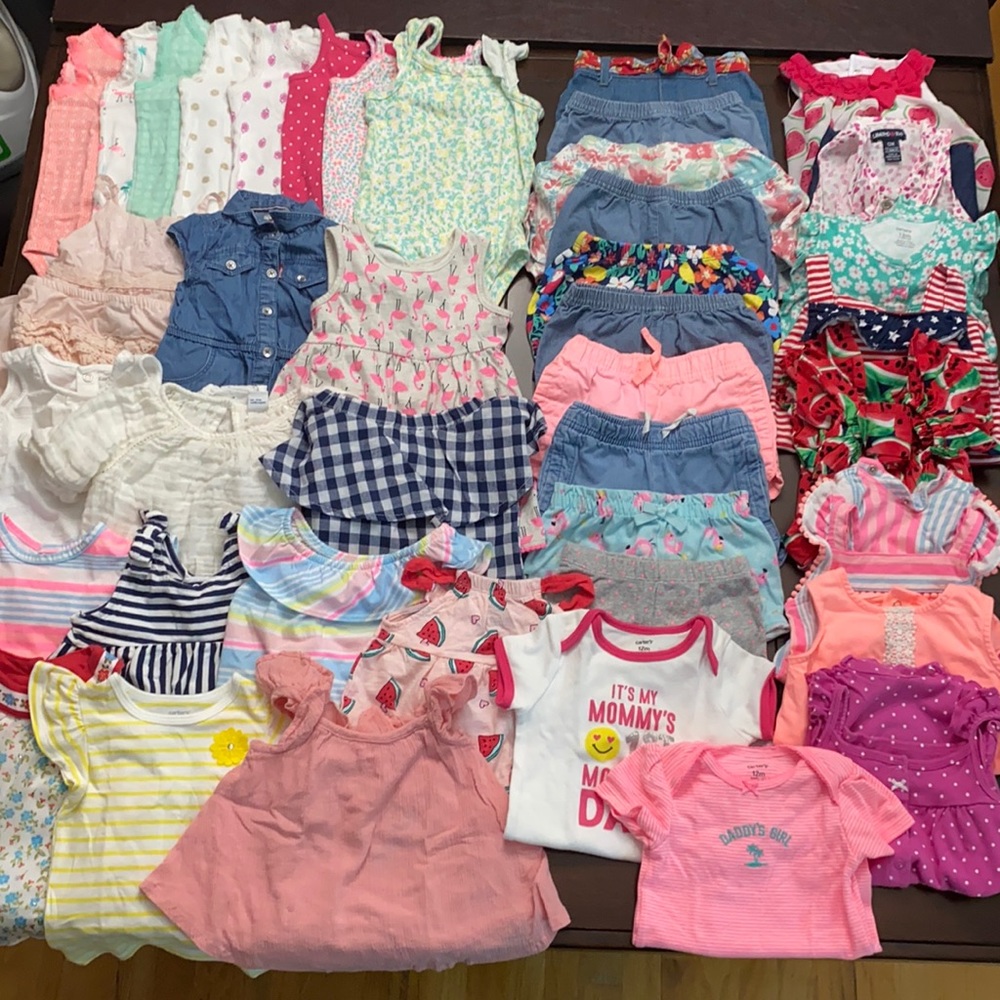 SOLD!   Baby Girl SUMMER lot bundle - Size 12M